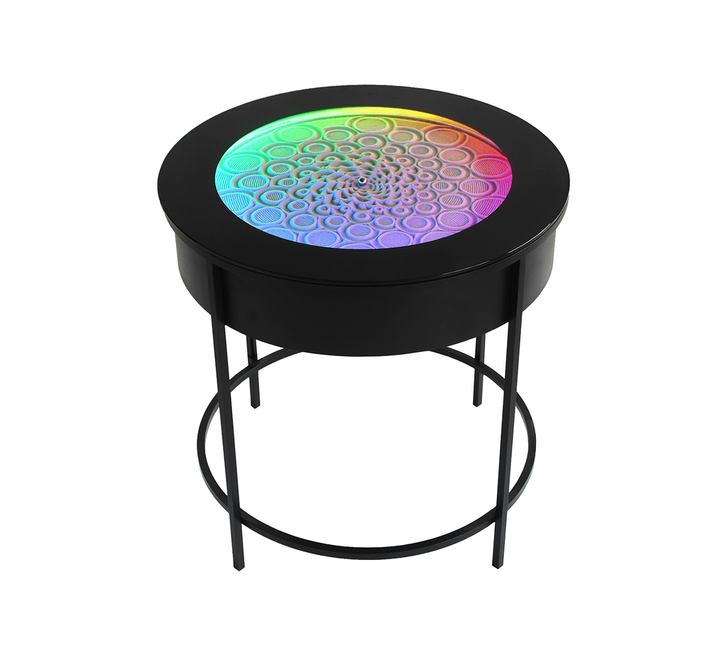 Metal Side Table Black