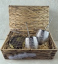 Handcrafted Set – Honeycomb Coasters